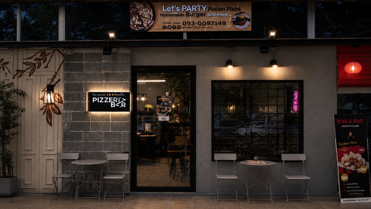 PIZZERIABAR เอกมัย กรุงเทพ — inhaus by agd+r